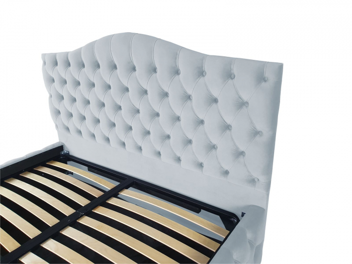 Pat tapitat Nisa Select cu spatiu pentru depozitare, 160x200 [3]