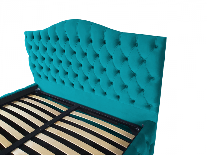 Pat tapitat Nisa Select cu spatiu pentru depozitare, 160x200 [3]