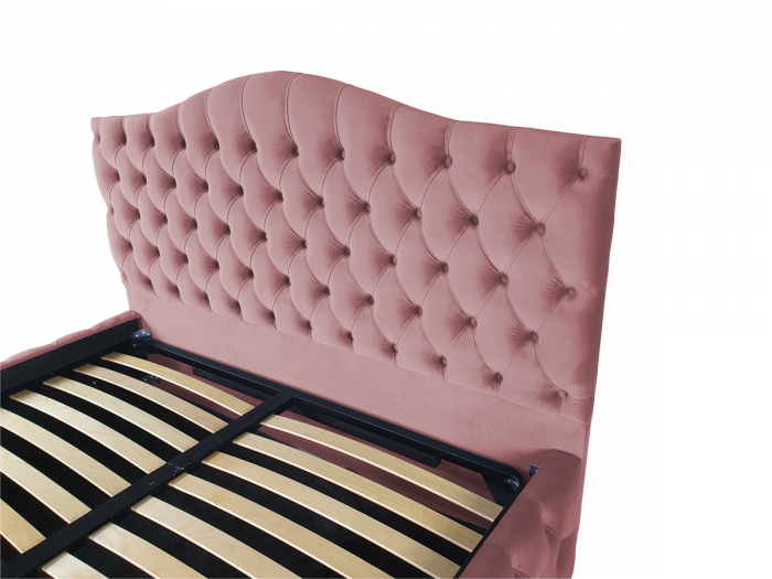 Pat tapitat Nisa Select cu spatiu pentru depozitare, 160x200 [3]