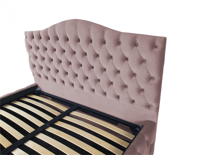 Pat tapitat Nisa Select cu spatiu pentru depozitare, 160x200 [3]