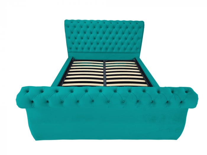 Pat tapitat Nobles cu spatiu pentru depozitare, 160x200 [2]