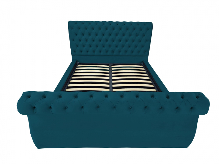 Pat tapitat Nobles cu spatiu pentru depozitare, 160x200 [2]