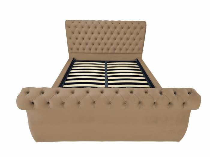 Pat tapitat Nobles cu spatiu pentru depozitare, 160x200 [2]