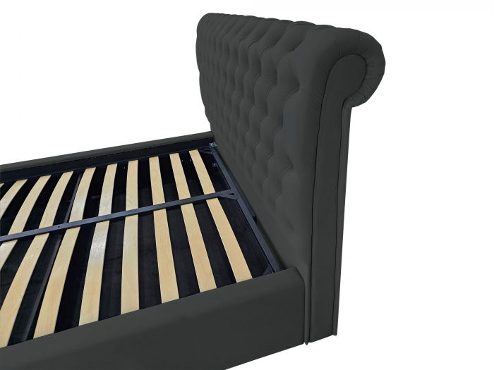 Pat tapitat Nobles cu spatiu pentru depozitare, 160x200 [3]