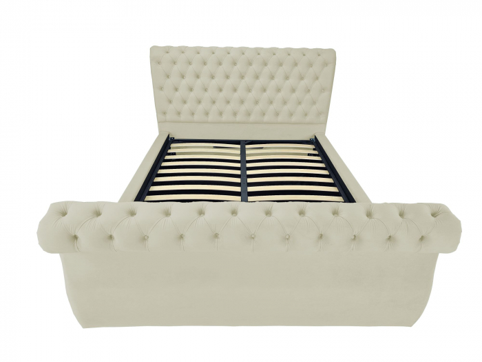 Pat tapitat Nobles cu spatiu pentru depozitare, 160x200 [2]