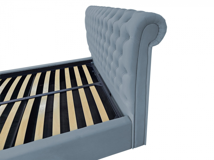 Pat tapitat Nobles cu spatiu pentru depozitare, 160x200 [3]