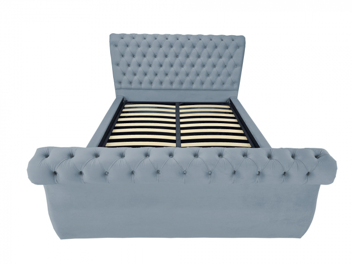 Pat tapitat Nobles cu spatiu pentru depozitare, 160x200 [2]