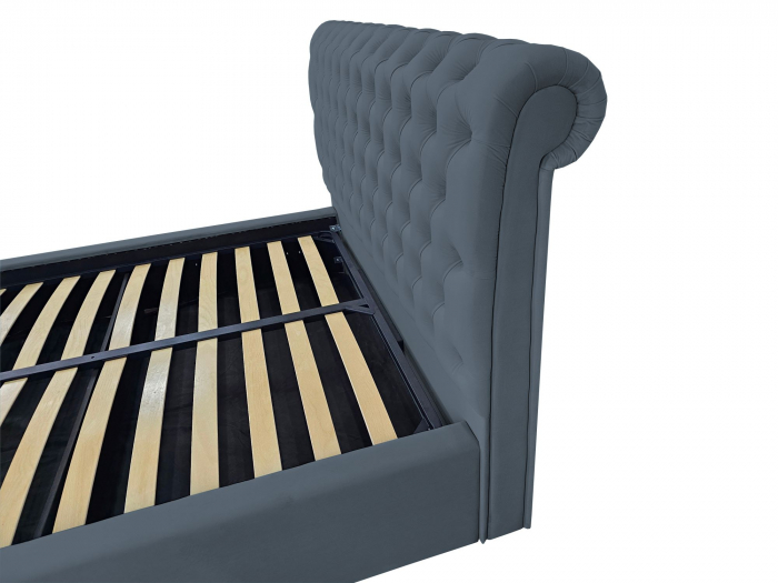 Pat tapitat Nobles cu spatiu pentru depozitare, 160x200 [3]