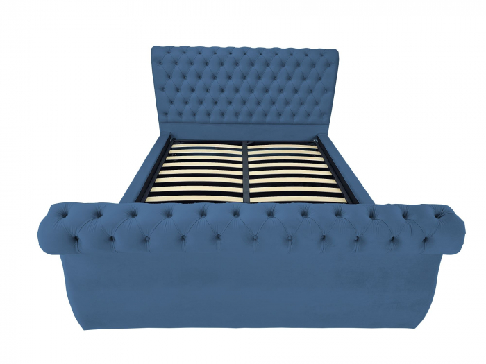 Pat tapitat Nobles cu spatiu pentru depozitare, 160x200 [2]