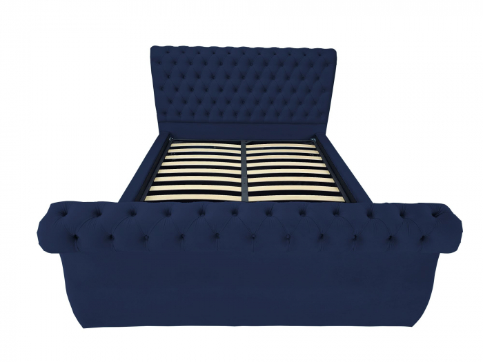 Pat tapitat Nobles cu spatiu pentru depozitare, 160x200 [2]