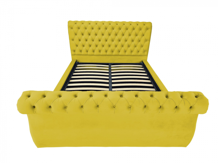 Pat tapitat Nobles cu spatiu pentru depozitare, 160x200 [2]