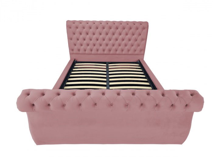 Pat tapitat Nobles cu spatiu pentru depozitare, 160x200 [2]