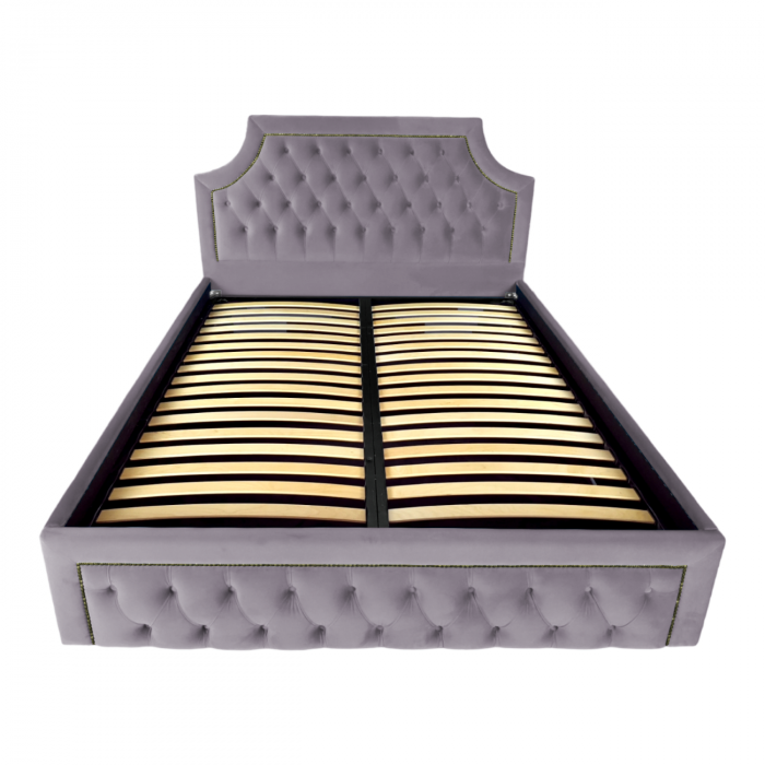 Pat tapitat Oslo cu spatiu pentru depozitare, 160x200 [2]