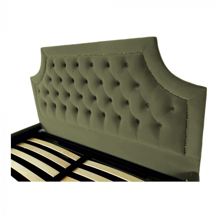 Pat tapitat Oslo cu spatiu pentru depozitare, 160x200 [3]