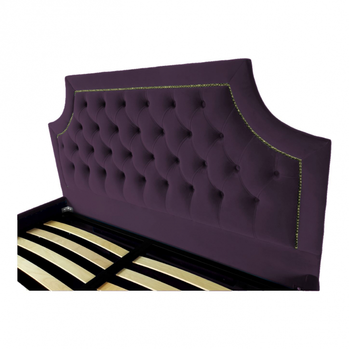 Pat tapitat Oslo cu spatiu pentru depozitare, 160x200 [3]