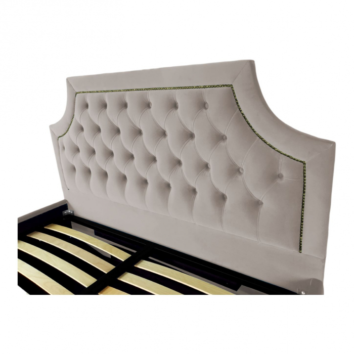 Pat tapitat Oslo cu spatiu pentru depozitare, 160x200 [3]