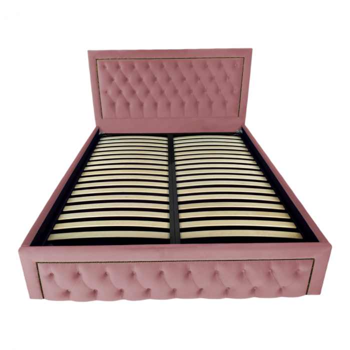 Pat tapitat Roma cu spatiu pentru depozitare, 160x200 [2]