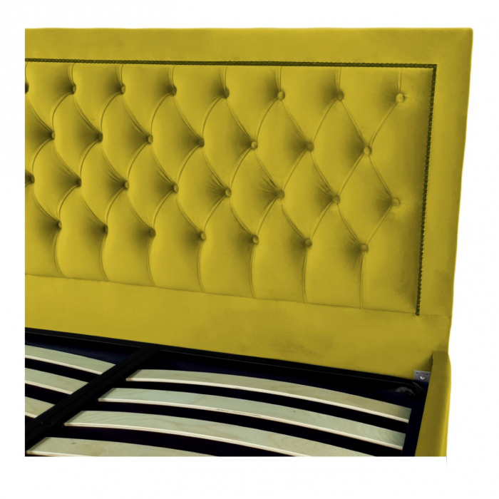 Pat tapitat Roma cu spatiu pentru depozitare, 160x200 [3]