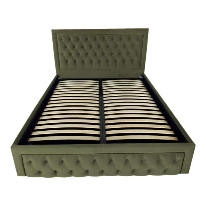 Pat tapitat Roma cu spatiu pentru depozitare, 160x200 [2]