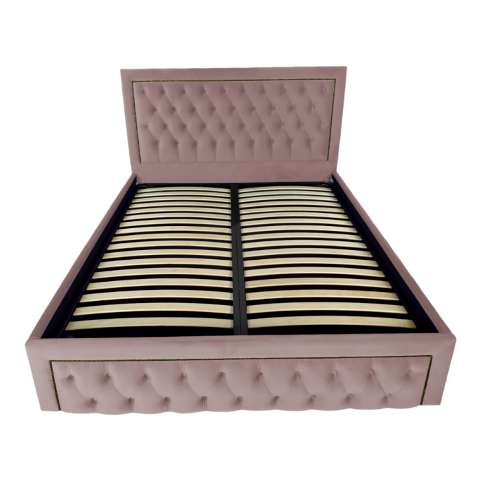 Pat tapitat Roma cu spatiu pentru depozitare, 160x200 [2]