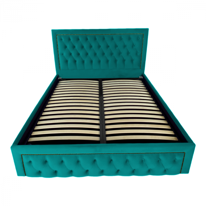 Pat tapitat Roma cu spatiu pentru depozitare, 160x200 [2]