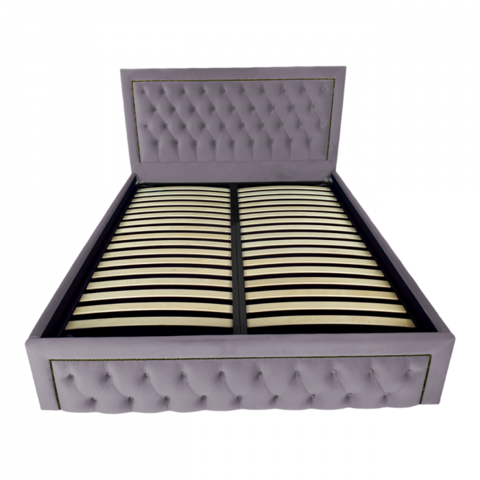 Pat tapitat Roma cu spatiu pentru depozitare, 160x200 [2]