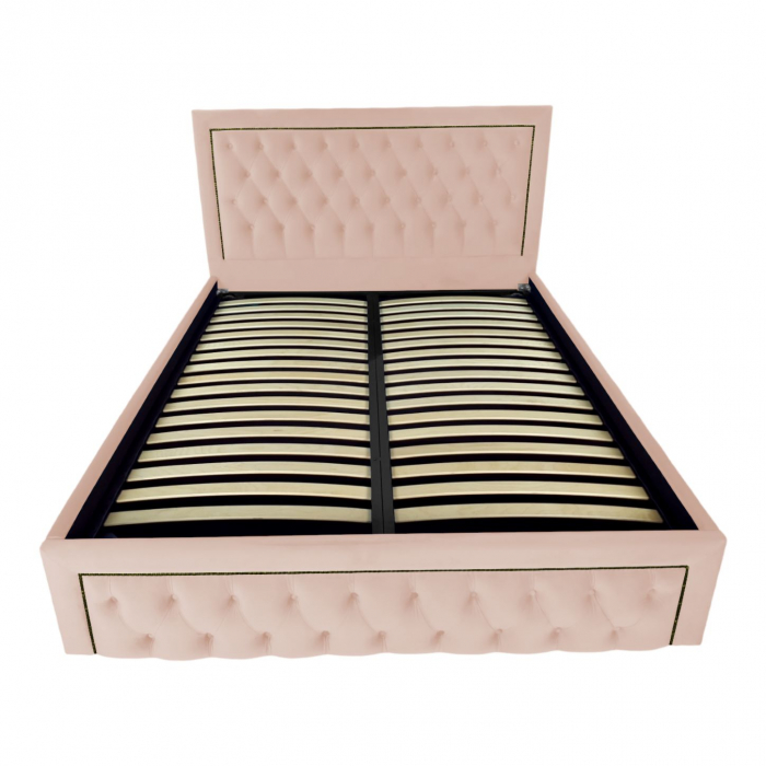 Pat tapitat Roma cu spatiu pentru depozitare, 160x200 [2]