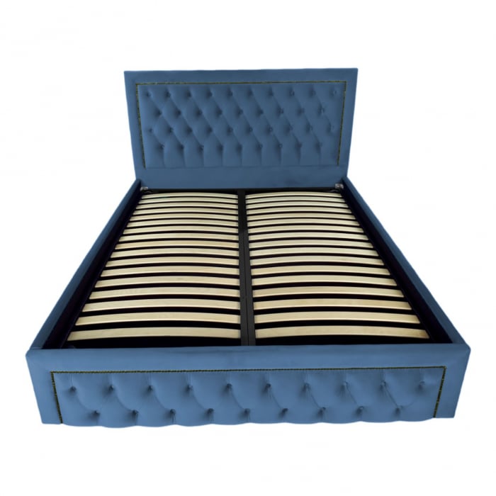 Pat tapitat Roma cu spatiu pentru depozitare, 160x200 [2]