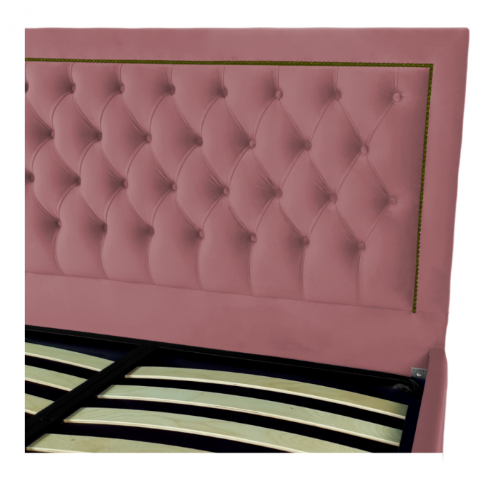 Pat tapitat Roma cu spatiu pentru depozitare, 160x200 [3]