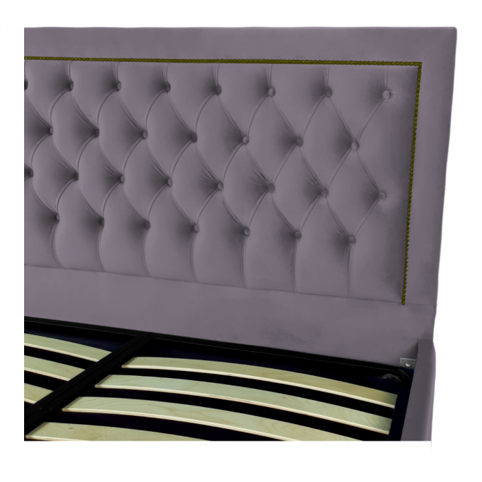 Pat tapitat Roma cu spatiu pentru depozitare, 160x200 [3]