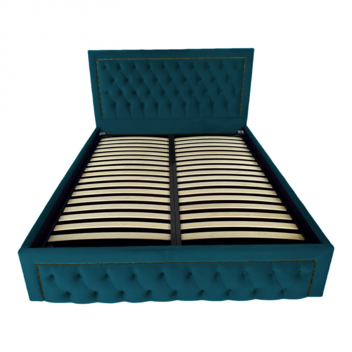 Pat tapitat Roma cu spatiu pentru depozitare, 160x200 [2]