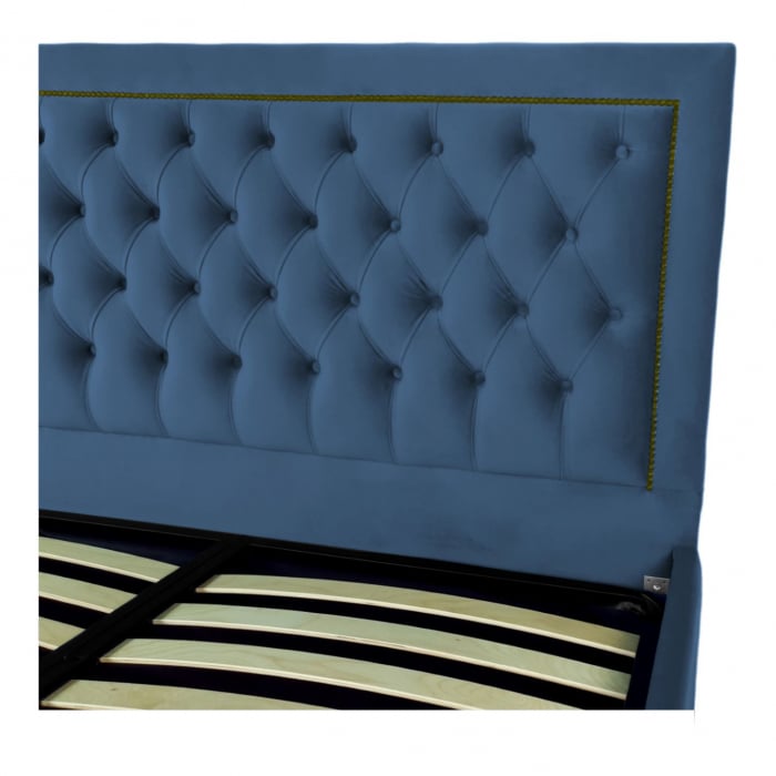 Pat tapitat Roma cu spatiu pentru depozitare, 160x200 [3]