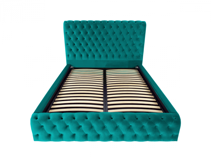 Pat tapitat Ruby cu spatiu pentru depozitare, 160x200 [2]