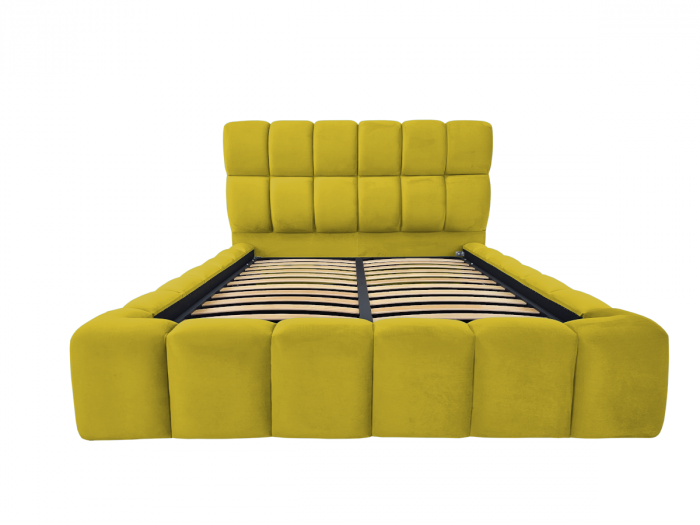 Pat tapitat Velare cu spatiu pentru depozitare, 160x200 [2]