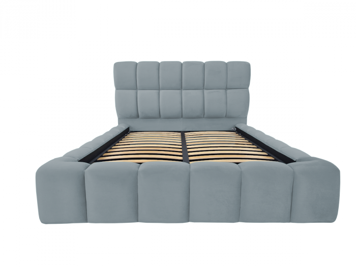 Pat tapitat Velare cu spatiu pentru depozitare, 160x200 [2]