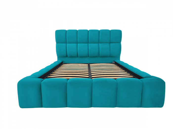 Pat tapitat Velare cu spatiu pentru depozitare, 160x200 [2]