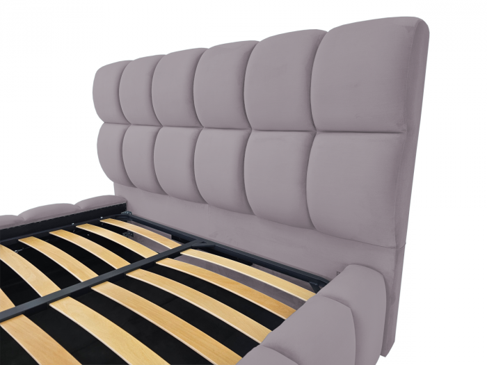 Pat tapitat Velare cu spatiu pentru depozitare, 160x200 [3]