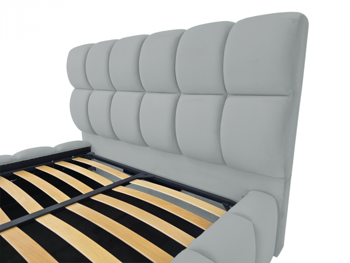 Pat tapitat Velare cu spatiu pentru depozitare, 160x200 [3]