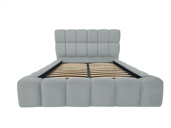 Pat tapitat Velare cu spatiu pentru depozitare, 160x200 [2]