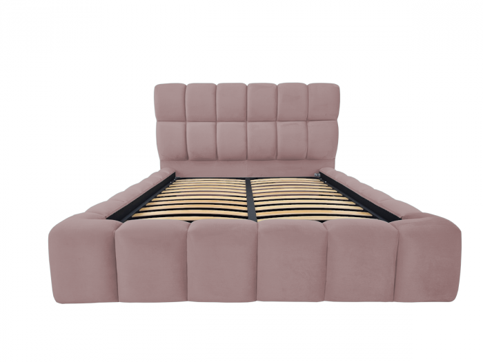 Pat tapitat Velare cu spatiu pentru depozitare, 160x200 [2]