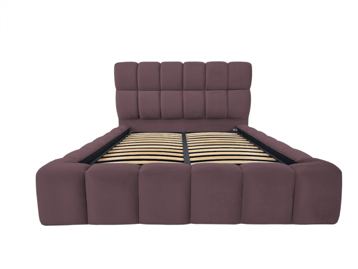 Pat tapitat Velare cu spatiu pentru depozitare, 160x200 [2]