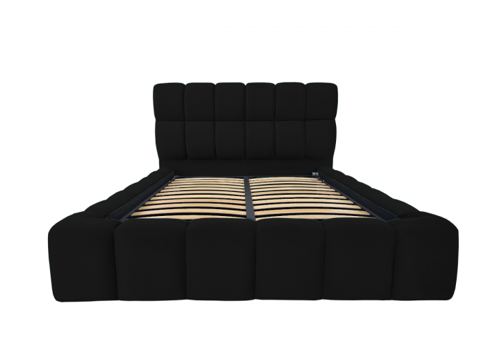 Pat tapitat Velare cu spatiu pentru depozitare, 160x200 [2]