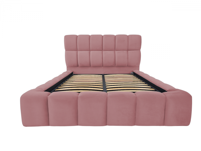 Pat tapitat Velare cu spatiu pentru depozitare, 160x200 [2]