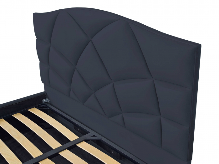 Pat tapitat Venus cu spatiu pentru depozitare, 160x200 [3]