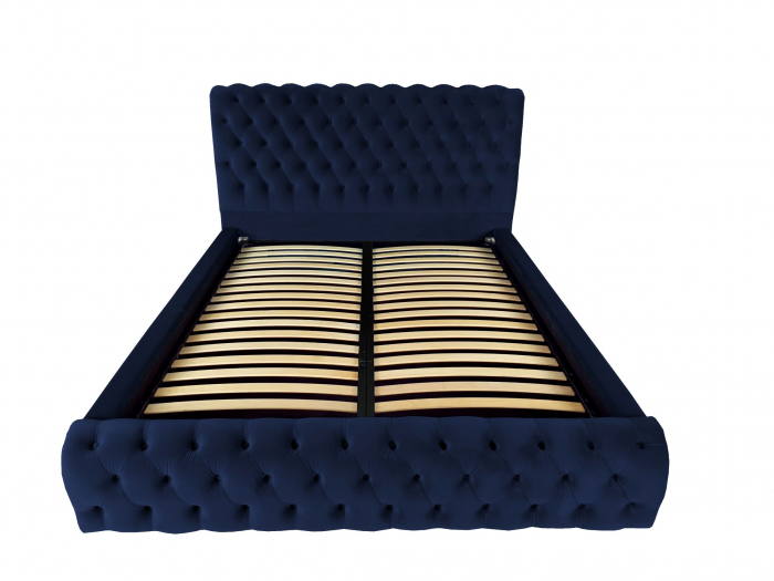 Pat tapitat Verona cu spatiu pentru depozitare, 160x200 [2]