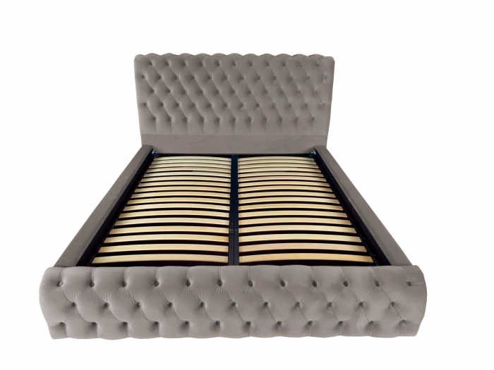 Pat tapitat Verona cu spatiu pentru depozitare, 160x200 [2]