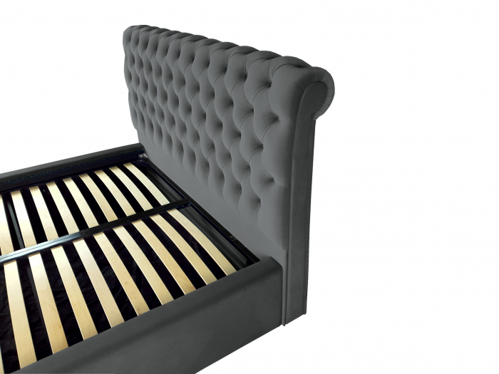 Pat tapitat Verona cu spatiu pentru depozitare, 160x200 [3]