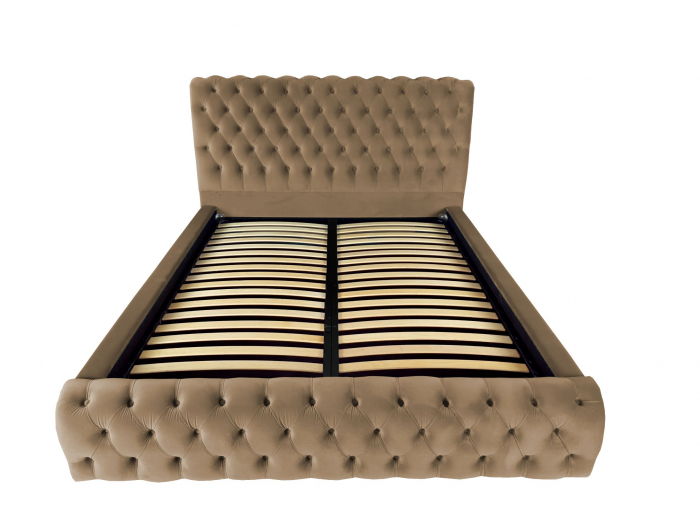 Pat tapitat Verona cu spatiu pentru depozitare, 160x200 [2]