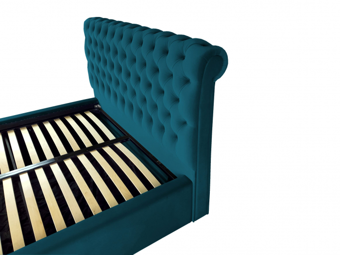 Pat tapitat Verona cu spatiu pentru depozitare, 160x200 [3]