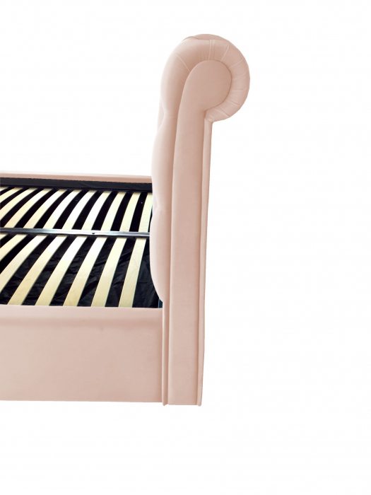 Pat tapitat Verona cu spatiu pentru depozitare, 160x200 [4]